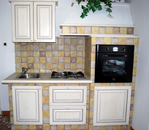 cucina in muratura