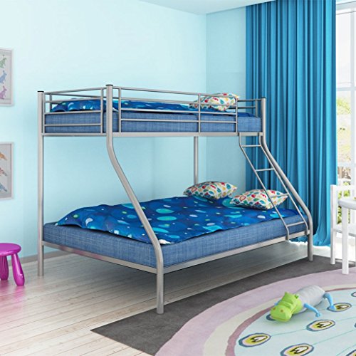 AVANTI TRENDSTORE Kimi Letto a castello in metallo con rete a doghe incluse scomponibile in 2 lettini singoli Dimensioni: 97,5x165x210 cm
