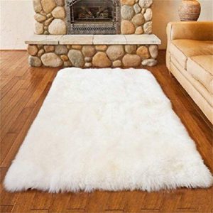 Cow RCMeet Tappeto in Pelle di Pecora in Pelliccia Sintetica Tappeto Tappeto soffice in Pile della Sedia Sedile Pad Tappeto per Camera da Letto Divano Pavimento 75x110cm