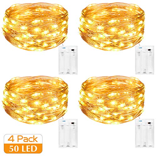 Matrimonio Camera Catena luminosa stringa luci led con batteria,luci led filo rame bianco caldo Patio illuminazione decorativa per Interno/Esterno Natale Giardino Terrazzo Feste Cortile ecc. Matrimonio Camera Catena luminosa stringa luci led con batteria,luci led filo rame bianco caldo Patio illuminazione decorativa per Interno/Esterno Natale Giardino Terrazzo Feste Cortile ecc.