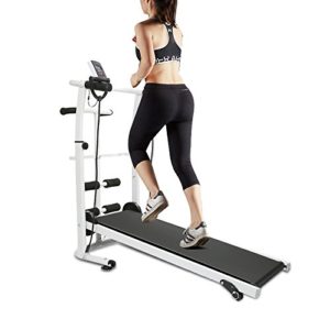 homelikesport Tapis Roulant Manuale Pieghevole Tappetino per Esercizi 110 * 45 * 105 cm Senza elettricit/à Camminatore