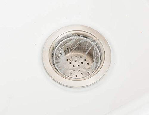 Bianco GeekerChip Filtro per Lavello in Silicone,Filtro per Lavandino Universale,Protezioni per Scarico Cucina,Protezione Scarico Lavello,Con 4 Ventose,per Lavello,Doccia,Vasca e Bagno